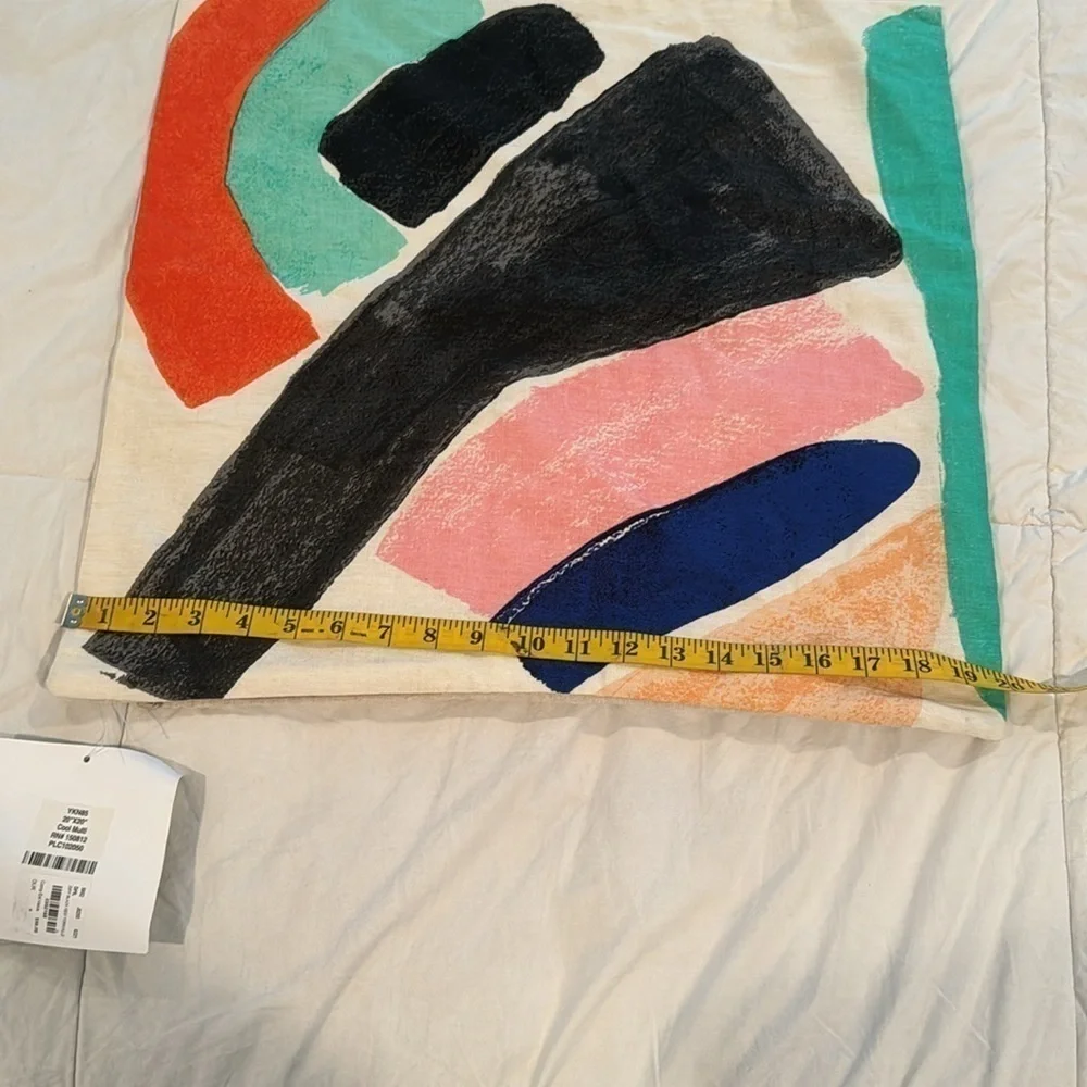 Kate Spade ♠️ New York abstract art pillow case NWT